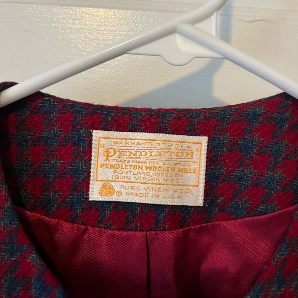 Vintage Pendleton Wool Herringbone Jacket - image 3